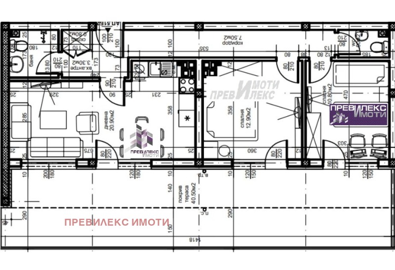 Zu verkaufen  2 Schlafzimmer Plowdiw , Wastanitscheski , 127 qm | 38262480