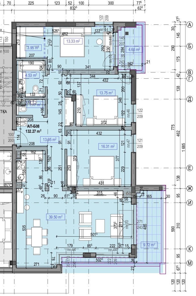 Продава 4-СТАЕН, гр. София, м-т Гърдова глава, снимка 2 - Апартаменти - 55098719
