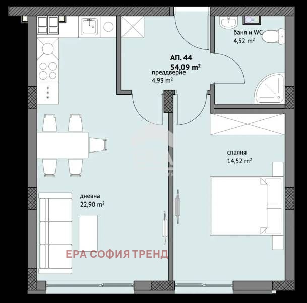 Продава  2-стаен град София , Люлин 9 , 63 кв.м | 88620762 - изображение [3]