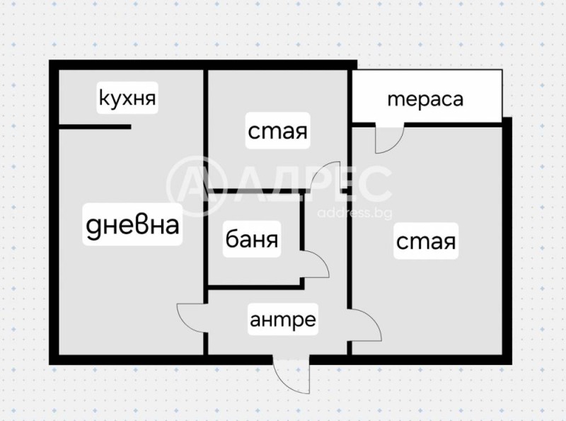 Til salg  2 soveværelser Sofia , Nadezhda 4 , 68 kvm | 77653479 - billede [4]