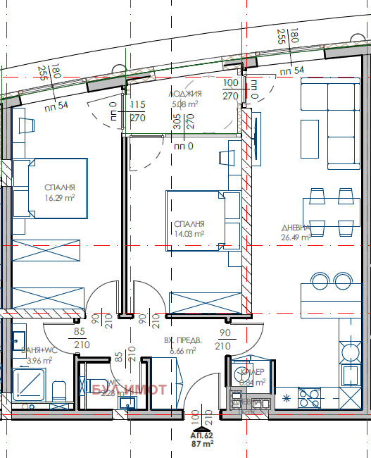 Продава 3-СТАЕН, гр. Варна, Трошево, снимка 10 - Aпартаменти - 49284473