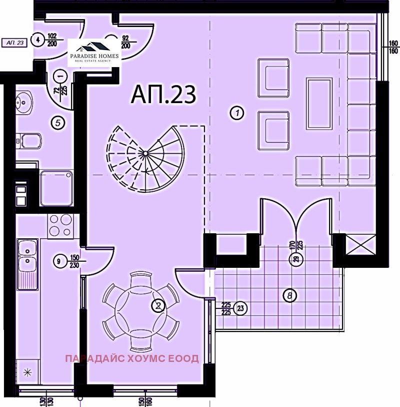 Продава МЕЗОНЕТ, гр. София, Манастирски ливади, снимка 12 - Апартаменти - 52363429