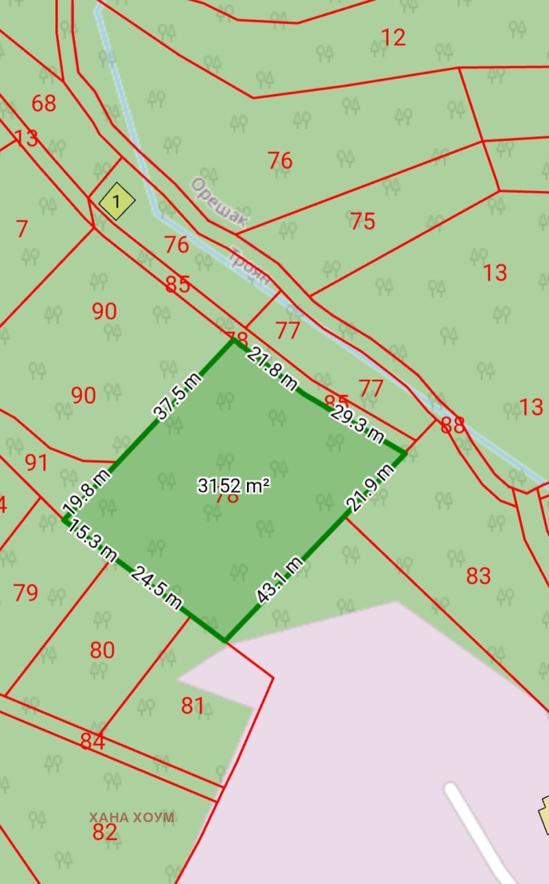 Til salg  Grund region Lovech , Troyan , 3725 kvm | 48750363