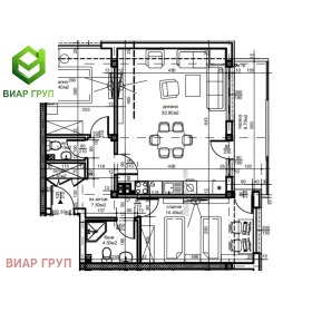 2 bedroom Ostromila, Plovdiv 1