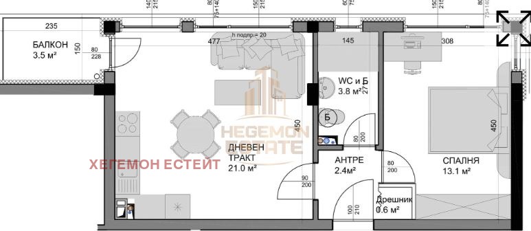 Продава 2-СТАЕН, гр. Варна, Владислав Варненчик 1, снимка 8 - Aпартаменти - 47966913