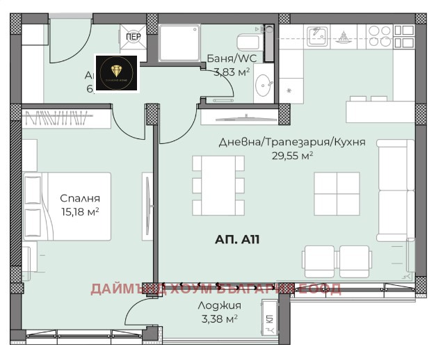 Продава 2-СТАЕН, гр. Пловдив, Христо Смирненски, снимка 2 - Aпартаменти - 48099382