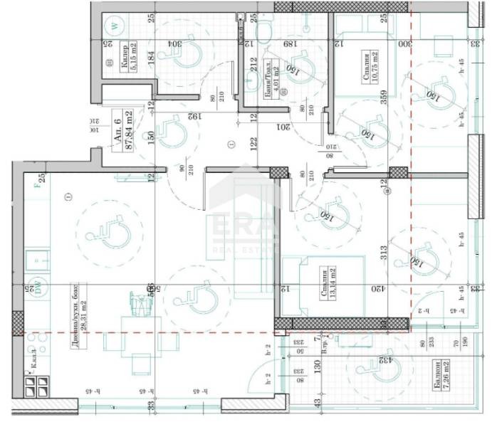 À vendre  2 chambres Varna , Levski 1 , 101 m² | 48697804 - image [6]