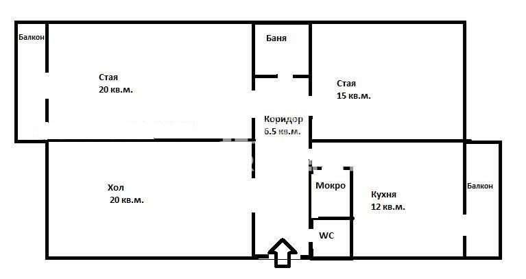 Продава 3-СТАЕН, гр. София, Красна поляна 3, снимка 2 - Апартаменти - 54338980