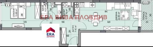 À vendre  1 chambre Plovdiv , Gagarin , 77 m² | 22449929 - image [4]