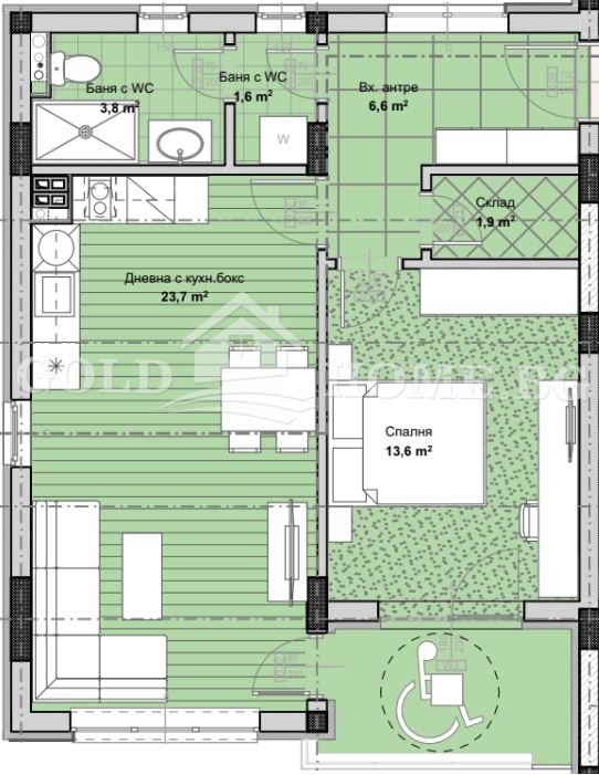 Продава 2-СТАЕН, гр. Пловдив, Остромила, снимка 2 - Апартаменти - 52535554