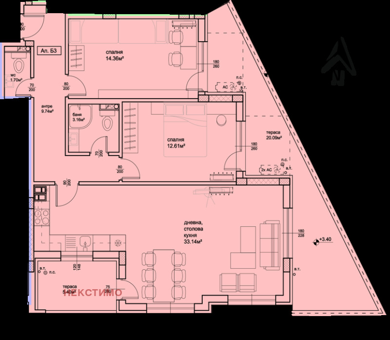 Продава 3-СТАЕН, гр. Пловдив, Христо Смирненски, снимка 1 - Aпартаменти - 49085878