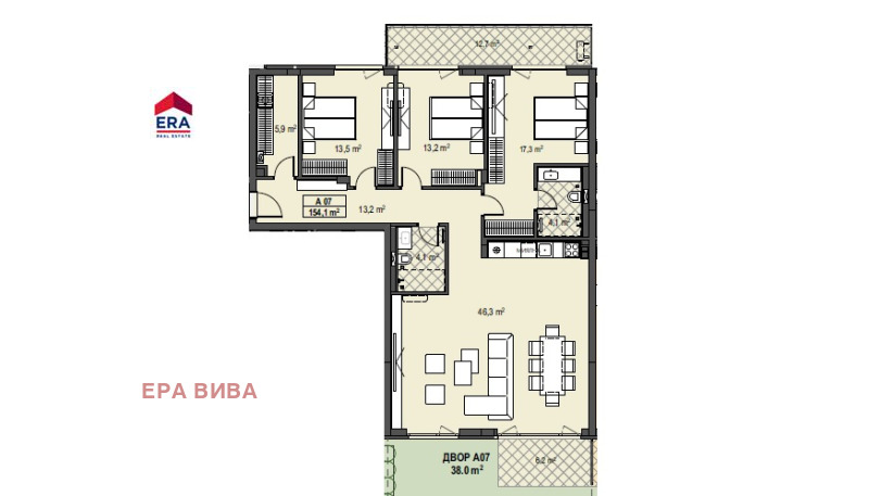 Продава 4-СТАЕН, гр. София, Бояна, снимка 4 - Апартаменти - 53496064