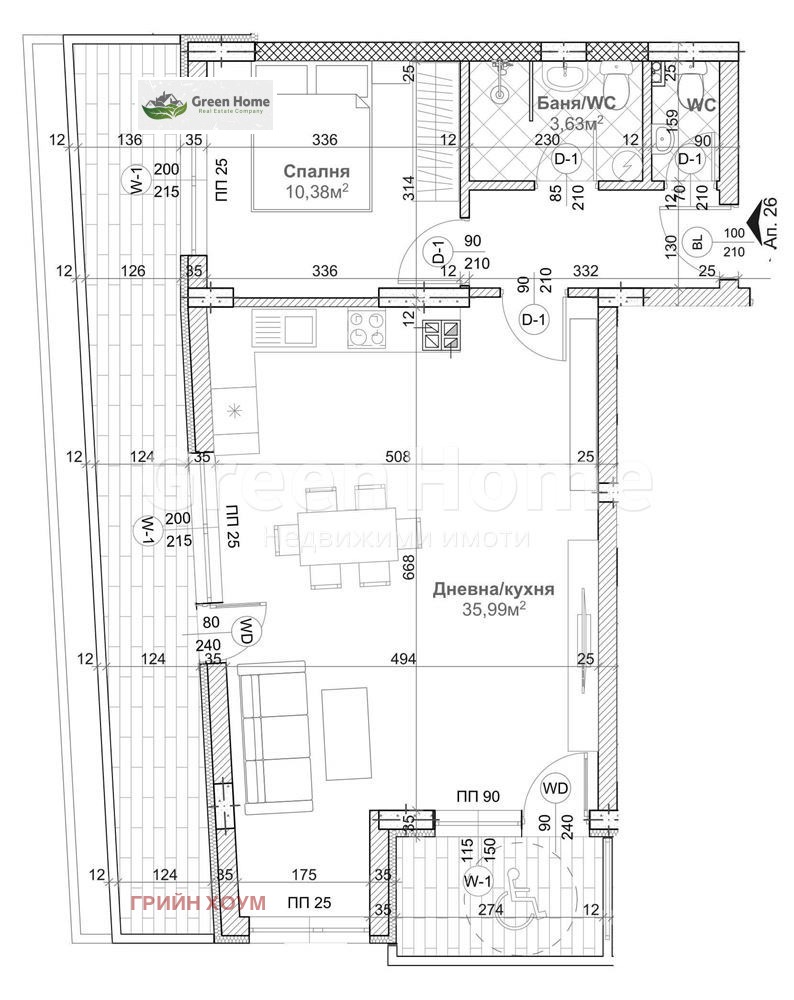 Продава  2-стаен град Варна , м-т Сотира , 105 кв.м | 72433264 - изображение [5]