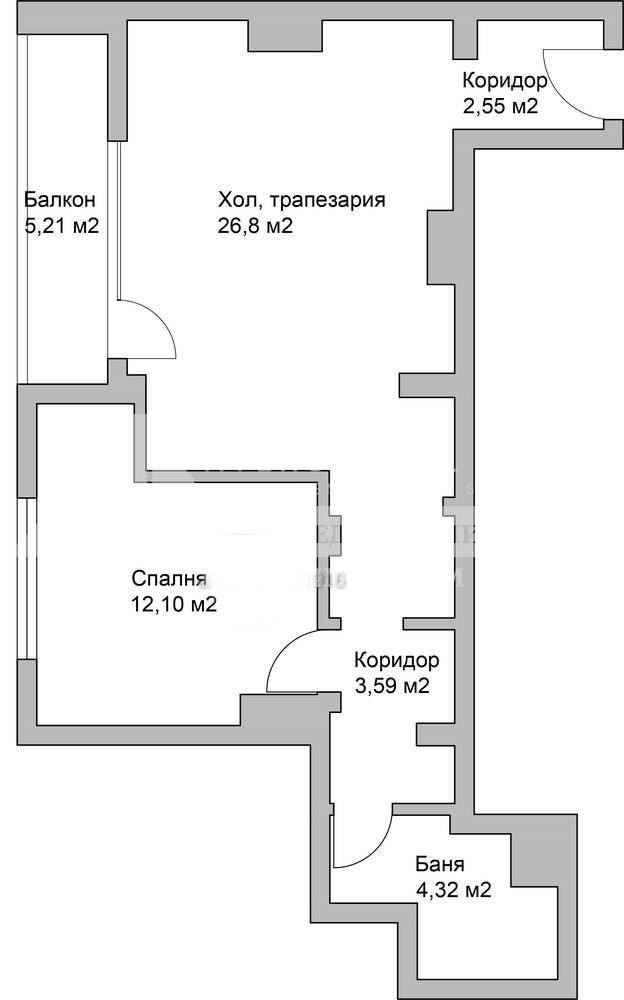 Til salgs  1 soverom Burgas , Vazrasjdane , 77 kvm | 60215081