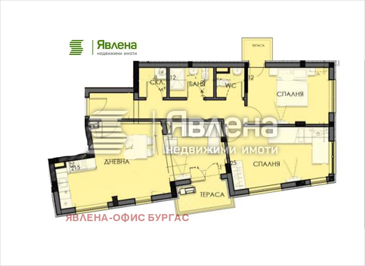 De vânzare  2 dormitoare Burgas , Meden rudnic - zona G , 116 mp | 70774707 - imagine [8]