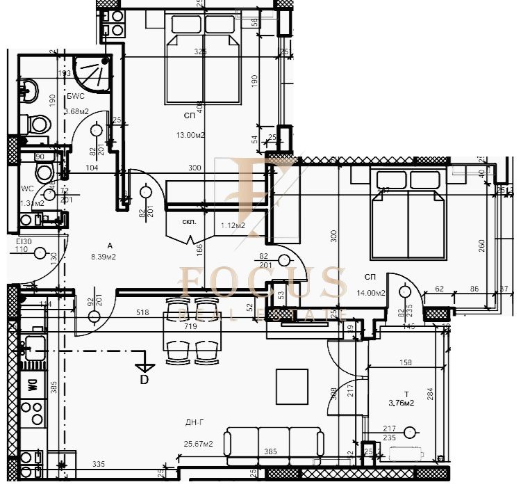In vendita  2 camere da letto Plovdiv , Hristo Smirnenski , 103 mq | 48286478 - Immagine [3]