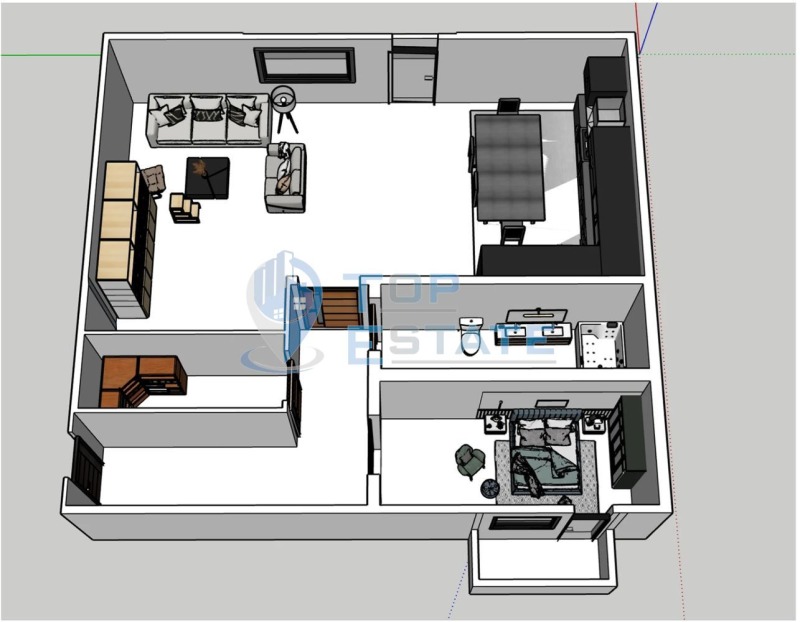 Продава 2-СТАЕН, гр. Велико Търново, Бузлуджа, снимка 2 - Апартаменти - 47700993