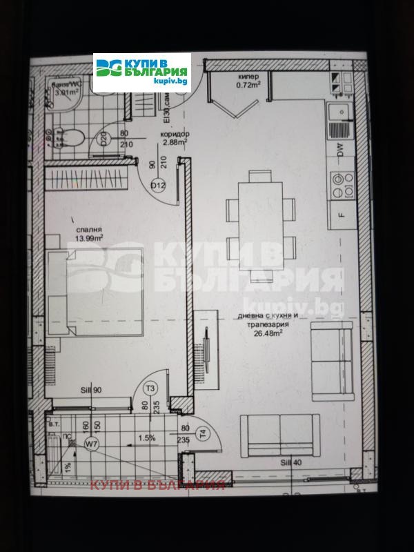Продава  2-стаен град Варна , Възраждане 1 , 66 кв.м | 10837609 - изображение [7]
