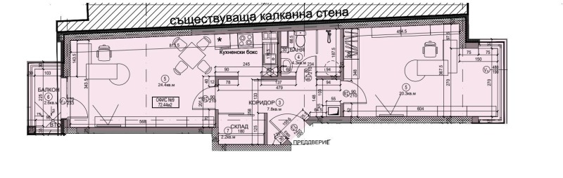 Продаја  Канцеларија Софија , Красно село , 85 м2 | 68352973 - слика [9]