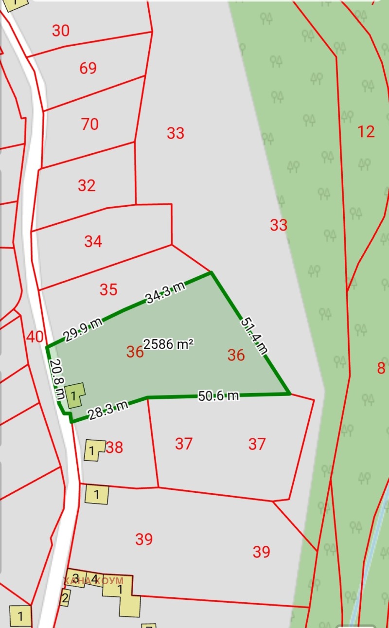 Продава ПАРЦЕЛ в област Ловеч, с. Велчево - 4469 кв.м / 14 500 € » 28 359.54 лв., ХАНА ХОУМ