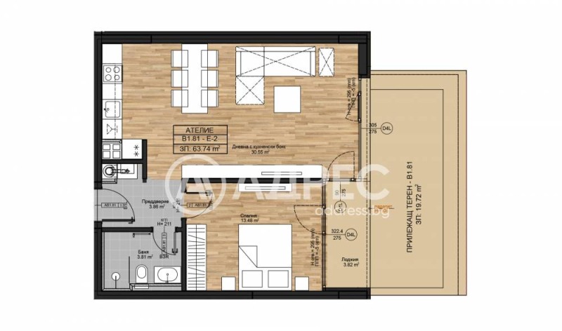 En venta  1 dormitorio Sofia , Boyana , 76 metros cuadrados | 65846782 - imagen [4]