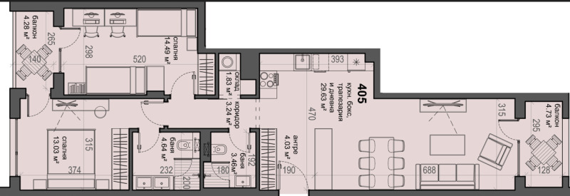 Продава  3-стаен град София , Студентски град , 114 кв.м | 91821029 - изображение [10]