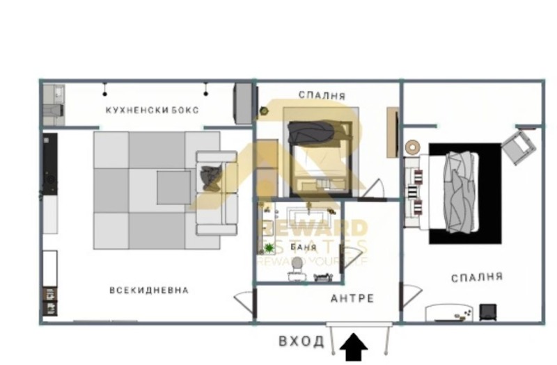 Zu verkaufen  2 Schlafzimmer Sofia , Sweta Troiza , 84 qm | 56361713 - Bild [16]
