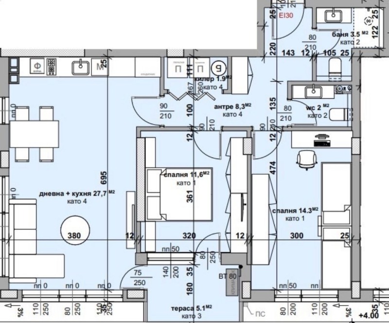 Продава 3-СТАЕН, гр. Стара Загора, Самара 3, снимка 16 - Апартаменти - 53171880