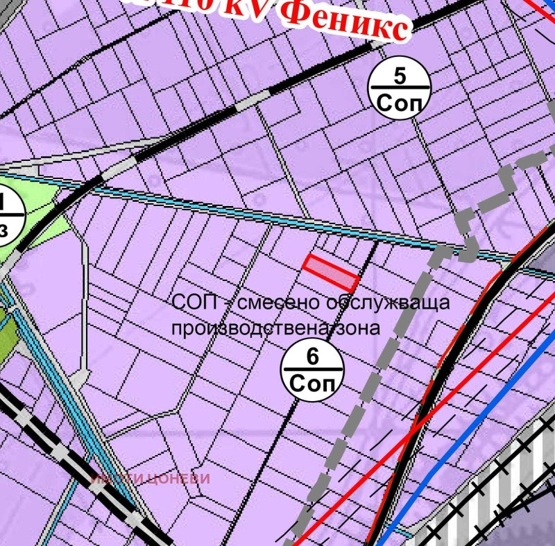 Til salg  Grund Stara Zagora , Industrialna zona - zapad , 1400 kvm | 55866730 - billede [3]