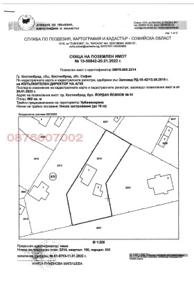 Complotto Kostinbrod, regione Sofia 1