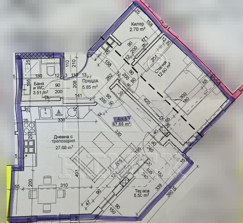 Продава 2-СТАЕН, гр. Пловдив, Тракия, снимка 2 - Aпартаменти - 49389714