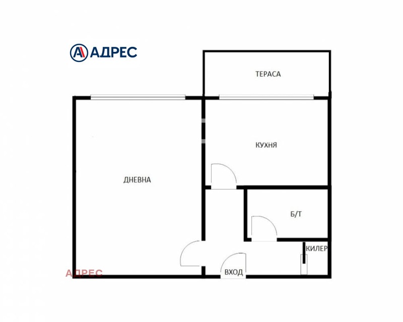 Satılık  1 yatak odası Varna , Avtogara , 45 metrekare | 59323260 - görüntü [4]