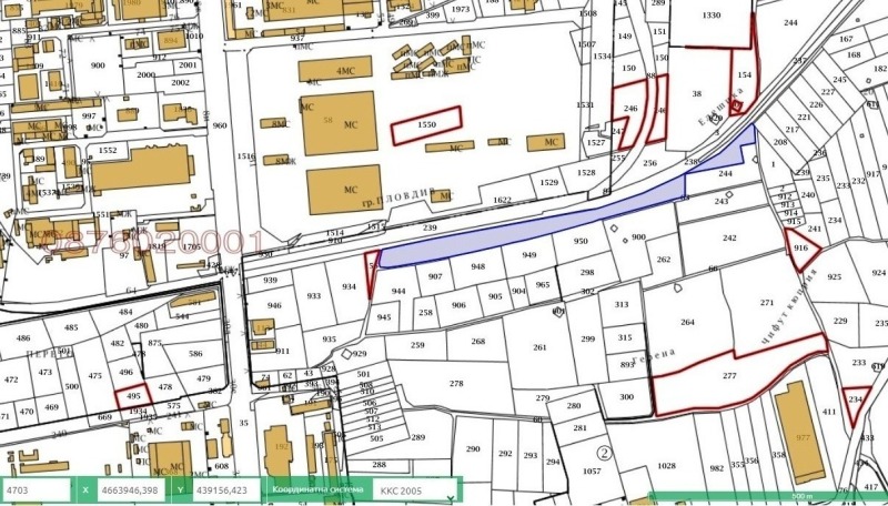 Eladó  Cselekmény Plovdiv , Industrialna zona - Jug , 17078 négyzetméter | 65847144