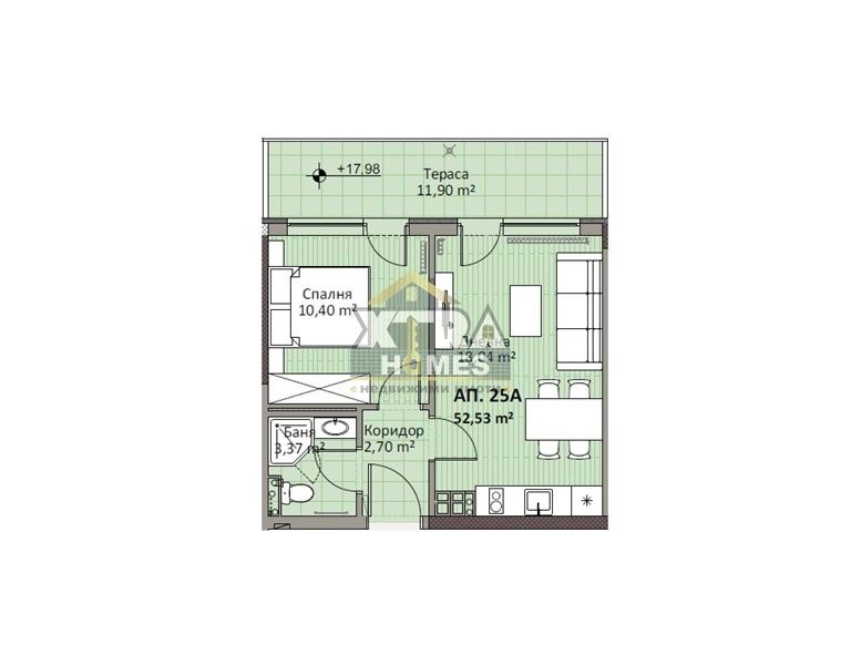 Продава 2-СТАЕН, гр. София, Толстой, снимка 3 - Апартаменти - 55846406