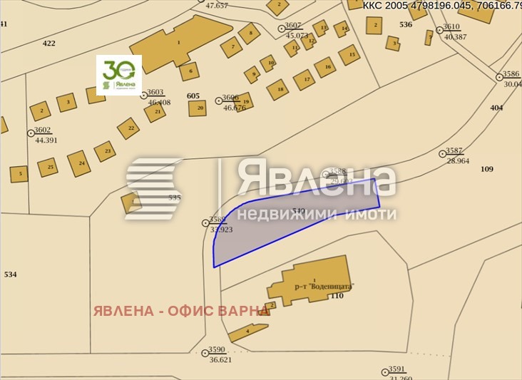 Eladó  Cselekmény Varna , k.k. Zlatni pjasaci , 1199 négyzetméter | 25252436 - kép [2]
