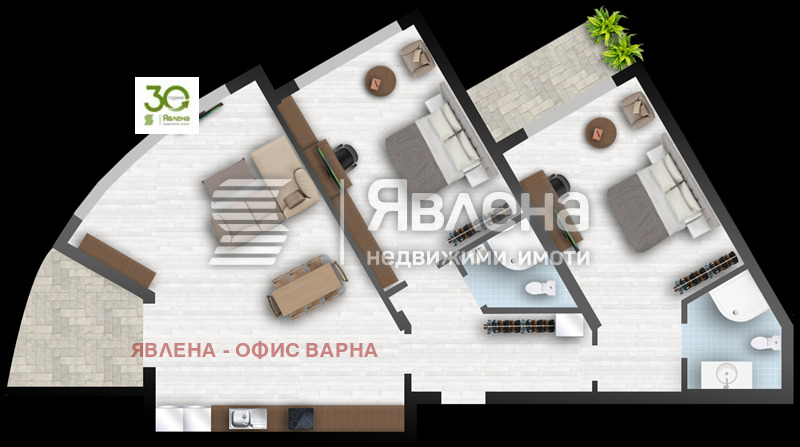 Продава 3-СТАЕН, гр. Варна, к.к. Св.Св. Константин и Елена, снимка 4 - Апартаменти - 55668829