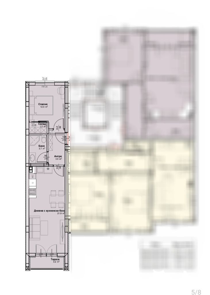 In vendita  1 camera da letto Kardgali , Vazrogdentsi , 67 mq | 17680988 - Immagine [4]