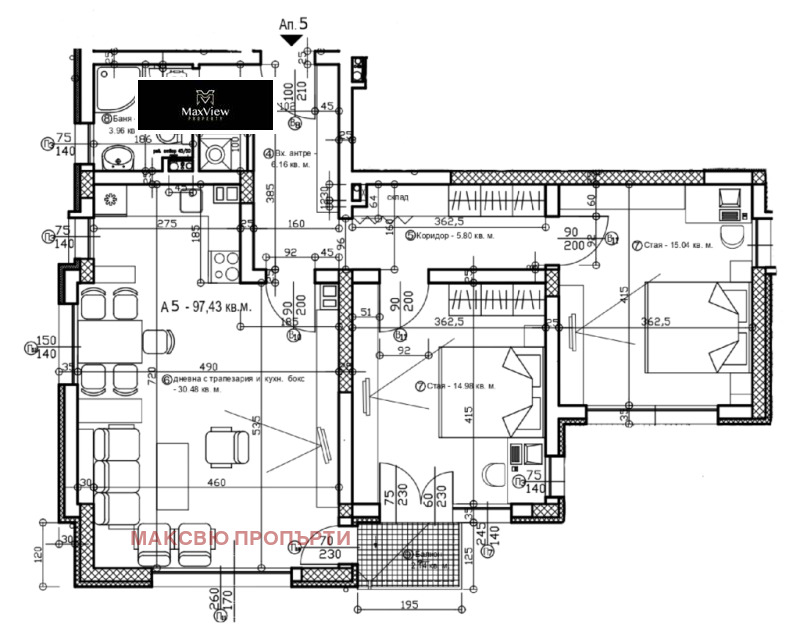 Продава 3-СТАЕН, гр. София, област София-град, снимка 5 - Aпартаменти - 48301637