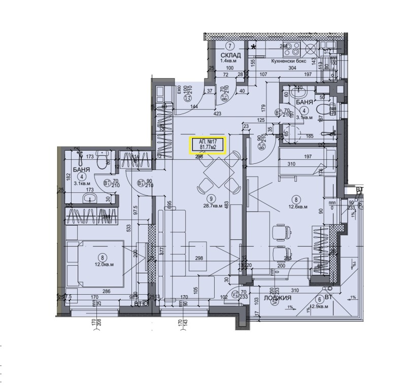 Продава 3-СТАЕН, гр. София, Бъкстон, снимка 7 - Aпартаменти - 48735407