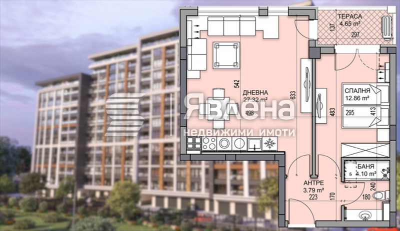 Продава 2-СТАЕН, гр. Пловдив, Гагарин, снимка 2 - Апартаменти - 55743772