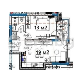 Продава 2-стаен град Варна Изгрев - [1] 