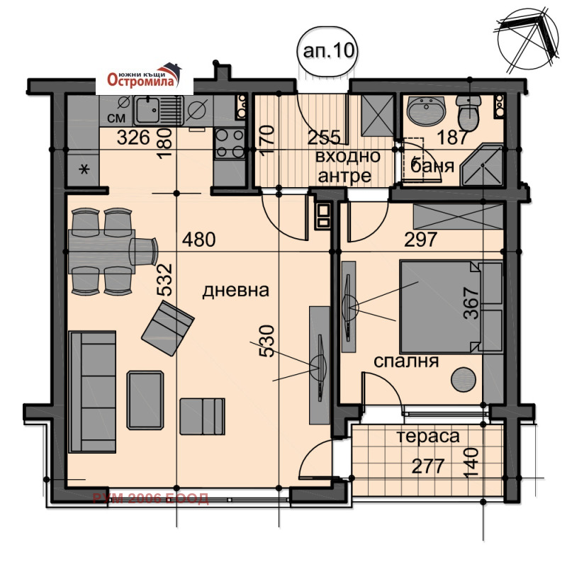 Продается  1 спальня Пловдив , Остромила , 96 кв.м | 45987499