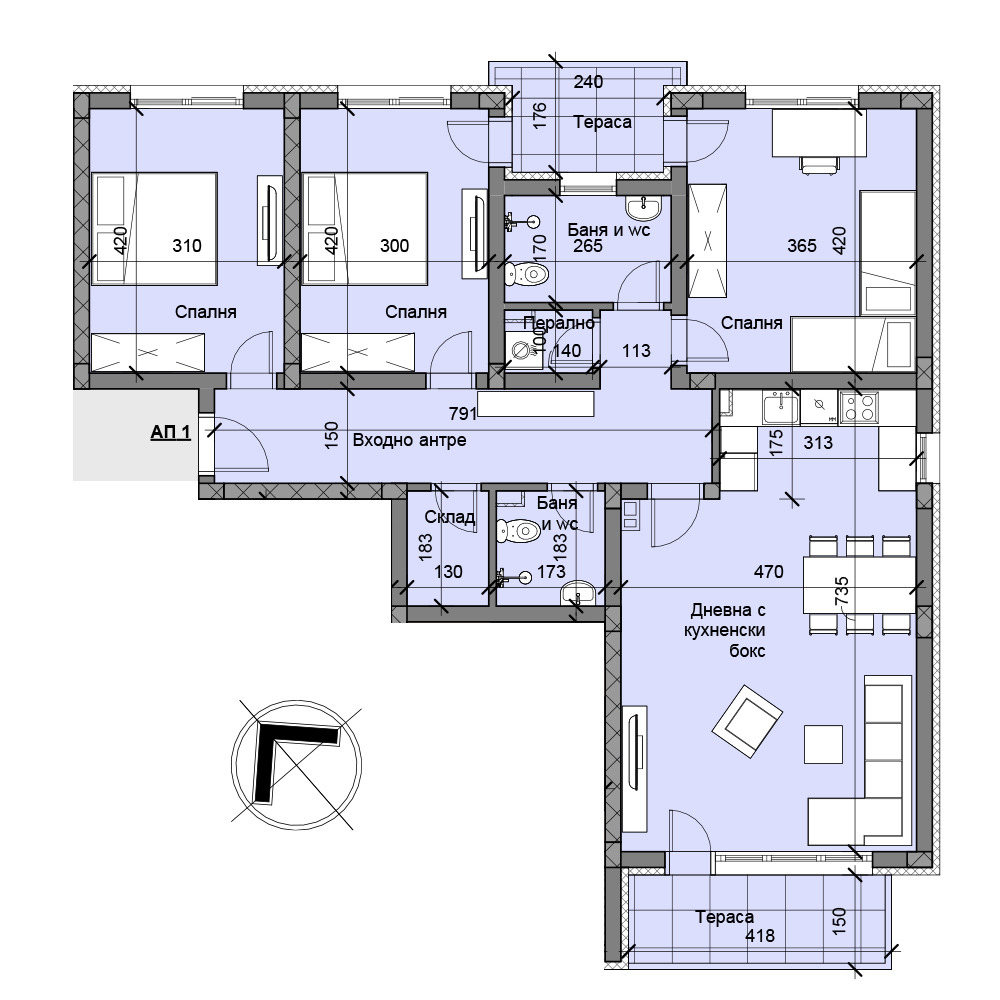 Продава 4-СТАЕН, гр. Пловдив, Остромила, снимка 3 - Апартаменти - 53935800