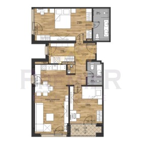 Продава 3-стаен град София Бояна - [1] 
