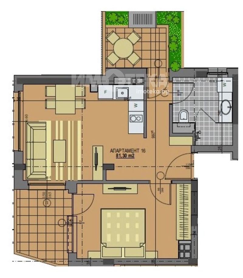 Myytävänä  1 makuuhuone Sofia , Banišora , 81 neliömetriä | 77052651 - kuva [4]