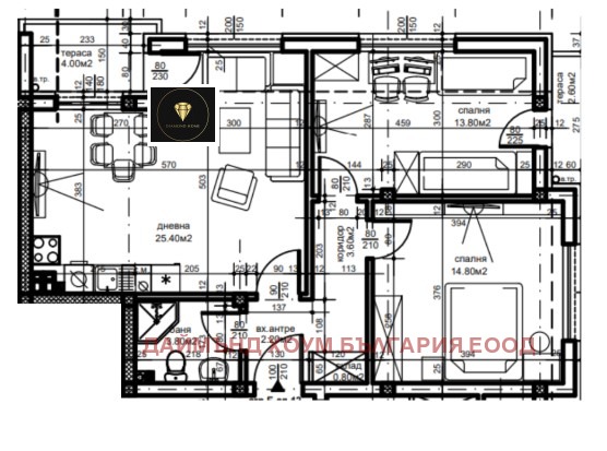 Zu verkaufen  2 Schlafzimmer Plowdiw , Belomorski , 95 qm | 46647058 - Bild [2]