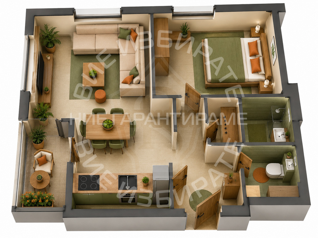 Продава 2-СТАЕН, гр. Варна, Кайсиева градина, снимка 2 - Апартаменти - 55144999