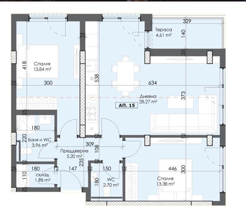 Продава 3-СТАЕН, гр. Пловдив, Тракия, снимка 11 - Апартаменти - 54882832