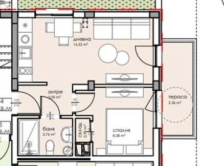 Na prodej  1 ložnice oblast Burgas , Sozopol , 53 m2 | 37912661 - obraz [4]