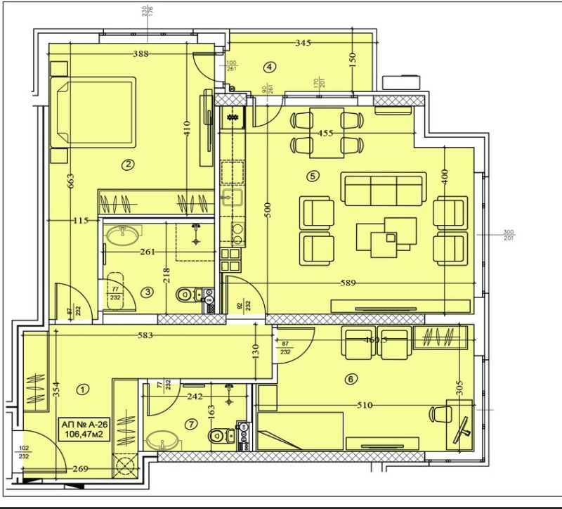 Продава 3-СТАЕН, гр. София, Полигона, снимка 2 - Апартаменти - 52389511